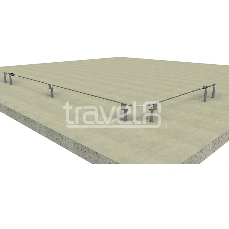Concrete Mount Static Line System, 150mm Raised