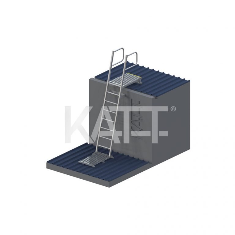KATT Mini Ladder with Grabrails and 1.0M Landing