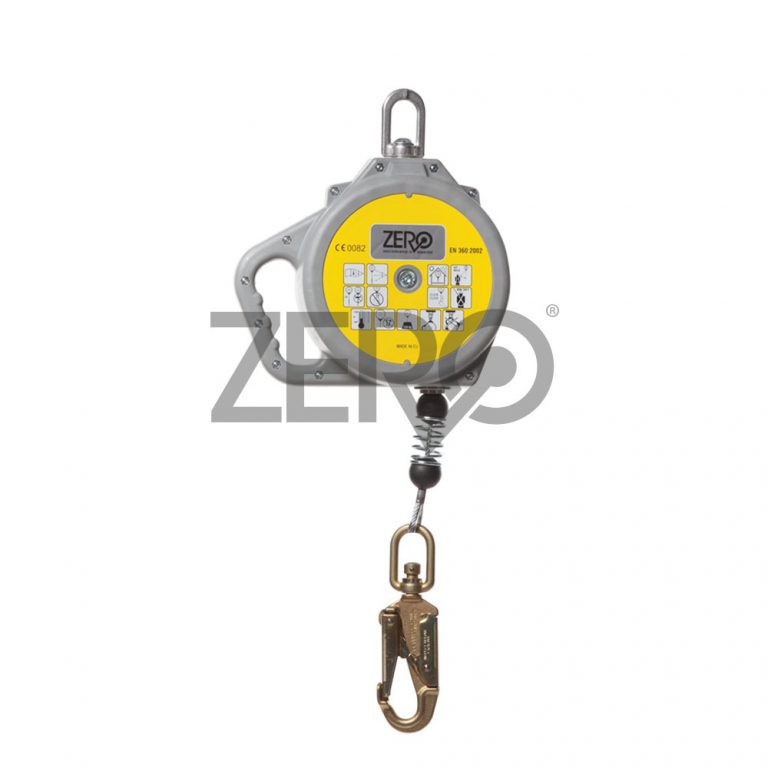 ZERO Retractable Wire Rope Lanyard with Snap Hook