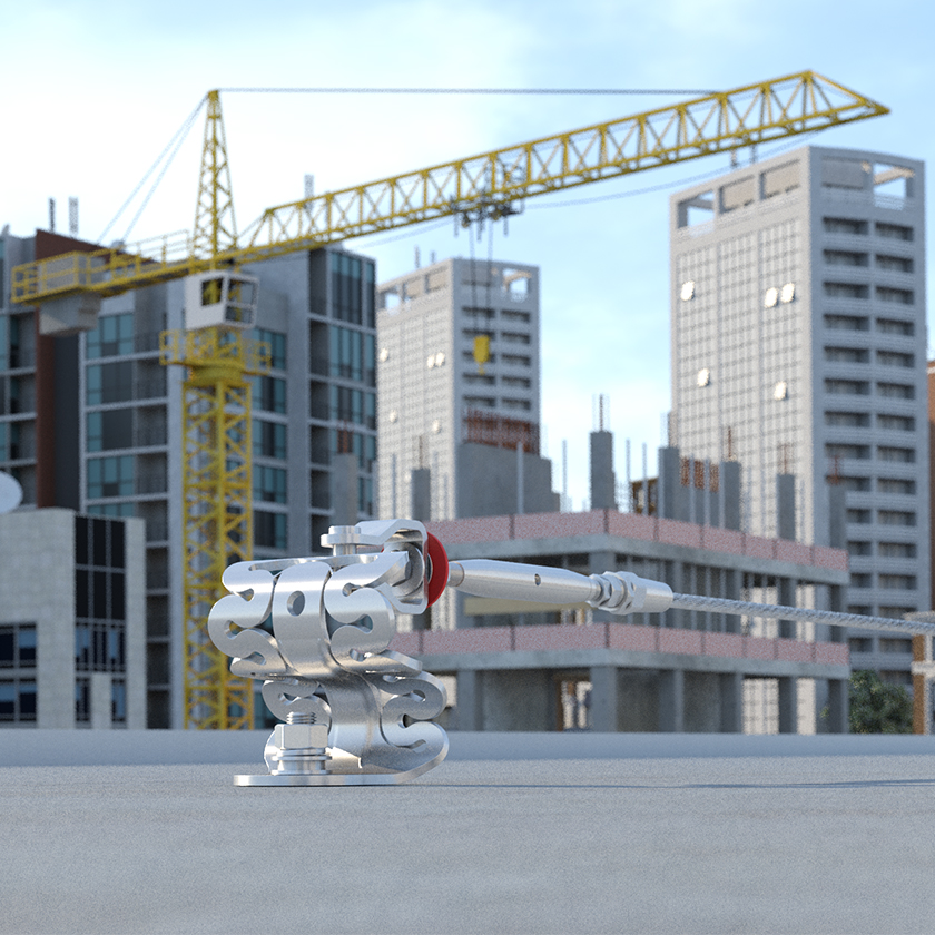 Horizontal Lifeline Frogline - Donutlink Concrete Intermediate Extended