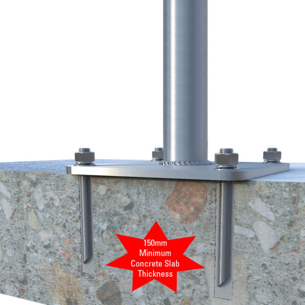 TUFF POST 300MM CORNER FROGLINE
